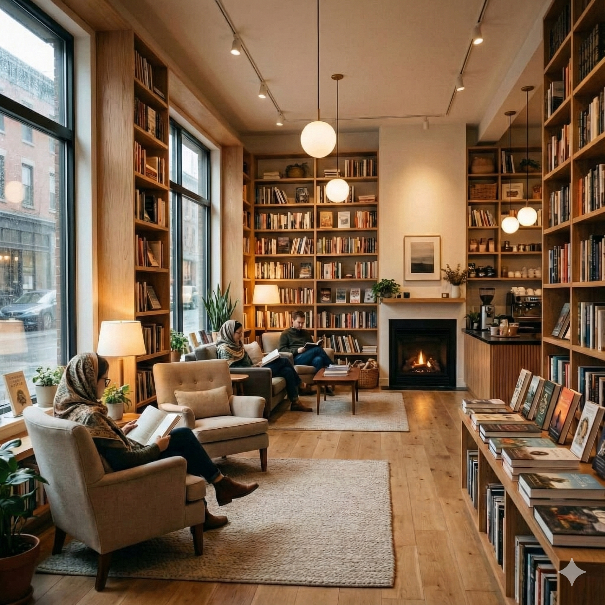 Interior of Bookstore